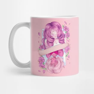 Rose and Pink back Mug